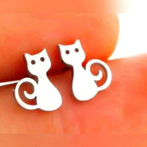 Happy Kitty Hot Stainless Steel Earring